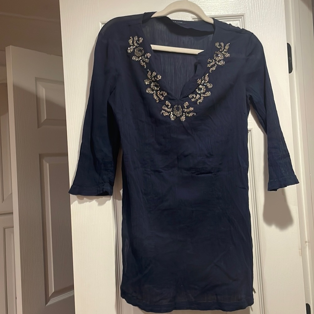Tommy Hilfiger Navy Cover-up Dress
